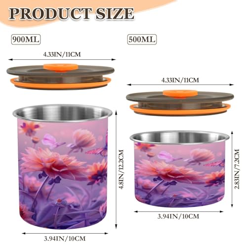 Envase hermético acero inoxidable para café 500 ml miniatura 2