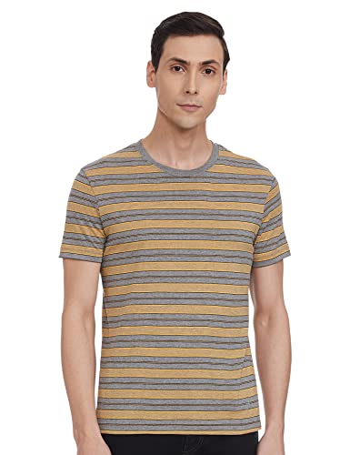 Image of Jockey 2717 Men's Super Combed Cotton Rich Striped Round Neck Half Sleeve Regular Fit T-Shirt