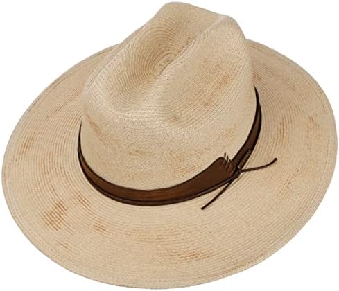 Cappello Di Paglia Cowboy Unisex - Estivo E Regolabile Con Fascia - Foto 12