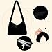 Imagen de MAOSHYMS Bolsa de Felpa Para Mujer Bolso con Asa Superior para Otoño e Invierno Bolso De Felpa Ligero y Cómodo Para Diario y Viajes