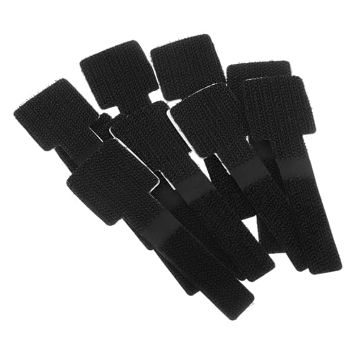 10 piezas de ataduras de cables reutilizables con adhesivo para organizar cables y cuerdas debajo del escritorio, cocina y oficina, cierre rápido y fácil para espacios ordenados miniatura 1