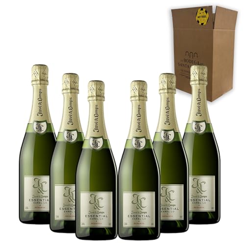 Juvé & Camps Essential Reserva - Para Disfrutar en Celebraciones y con los Tuyos - Pack 6 Botellas 75cl