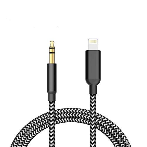 Micarsky Aux Cord Compatible with iPhone X/8/7/Plus/6/6s/XS/XR/XS MAX Adapter Cable to Car/Home Stereo/Headphone
