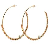  Boucles d\'oreilles Hipanema Angkor Amber