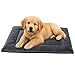 EpicRove Hundematte für Hundebox – RovePad Cozy Hundekissen, 6cm Dicke Crate Comfort Pad aus Samt, rutschfeste PVC-Unterseite & Waschbar, Grau, S