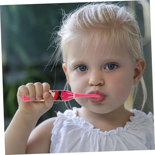 TOVINANNA Schallzahnbürste Für Junge Mädchen Elektrische Mini-zahnbürste Mit Vibrationstechnologie Zahnreinigung Cartoon-muster Tragbar Kindgerecht – Bild 4