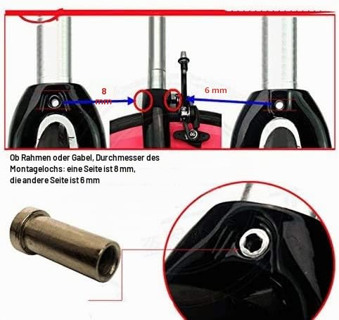 UPANBIKE Rennrad mit festem Gang, Aluminiumlegierung, Bremssattelbremse vorne und hinten