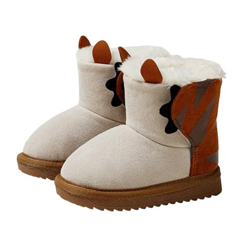 IWIHMIV Toddler Winter Boots Toddler Girl Ankle Boots Girls Short Ankle Boots Boys Snow Boots Warm Cotton Boots Short Boots3