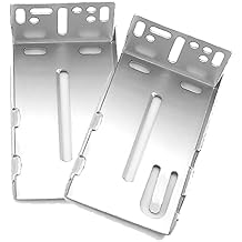 Gobrico Face Frame Rear Mounting Brackets for Drawer Slides Furniture Hardware 1Pair