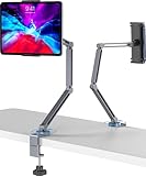 tablette galaxy tab a 10.1 Élégant et fonctionnel : avec sa construction élégante en aluminium et son design ergonomique, notre support de tablette pour lit et bureau améliore non seulement l'esthétique de votre espace de travail, mais améliore également votre productivité générale. Que vous regardiez des films, naviguiez sur le Web ou suivez des recettes, notre support de lit pour téléphone offre le mélange parfait de style et de fonctionnalité.