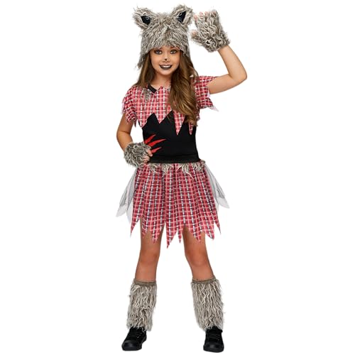 Disfraz de Lobo para Niñas Talla M miniatura 1
