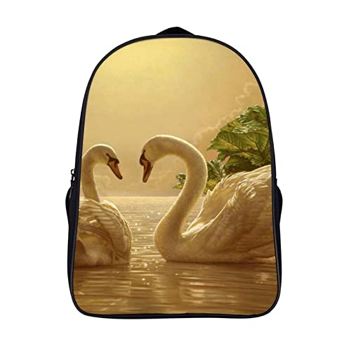 Sac à dos d'école enfants Animal Swan - Cartable fille garçon 3D cool