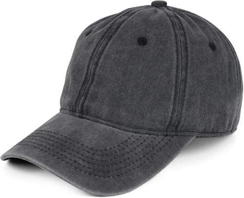 styleBREAKER Unisex Baseball Cap Vintage Look verstellbar 6-Panel Cappy in...