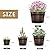 Adnee 4 Pack Wooden Whiskey Barrel Planters - 4 Sizes Wooden Bucket Barrel Garden Planters Set - Rustic Flower Planters Pots Container for Indoor Outdoor Garden Home Plants(4.7",6.1",7.1",9")