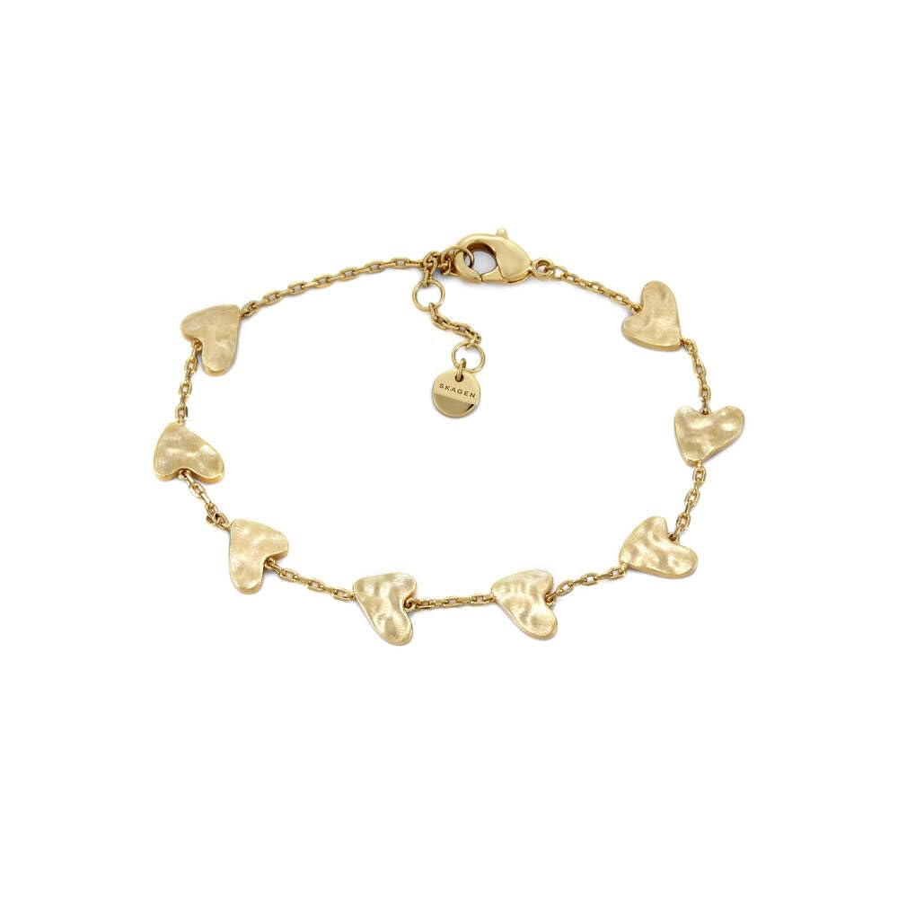 Skagen Women's Stainless Steel and Semi precious or brass with lobster clasp closure bracelet