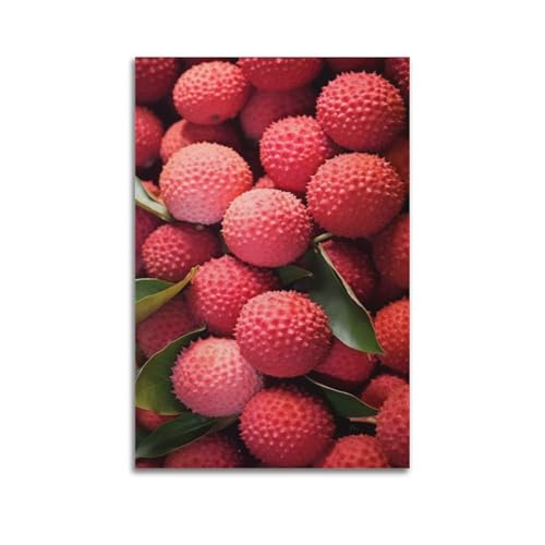 Poster de fruits rouges ZHOUKEG 60x90 pour colorer un mur blanc vide