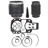 Transom Bellows Kit - With U-Joint Exhaust Shift Cable Bellows Gasket for Mercruiser Alpha One Gen...