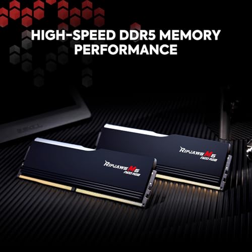 Image of G.SKILL Ripjaws M5 Neo RGB Series (AMD Expo) DDR5 RAM 32GB (2x16GB) 6000MT /s CL36-48-48-96 1.25V Desktop Computer Memory UDIMM - Matte White (F5-6000J3648D16GX2-RM5NRW)