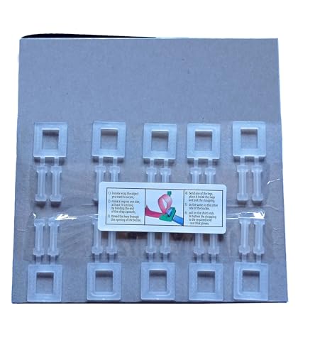 Polypropylene pallet/box strapping kit: 50m x 12mm strapping + 10x plastic buckles - in cardboard dispenser (Black)