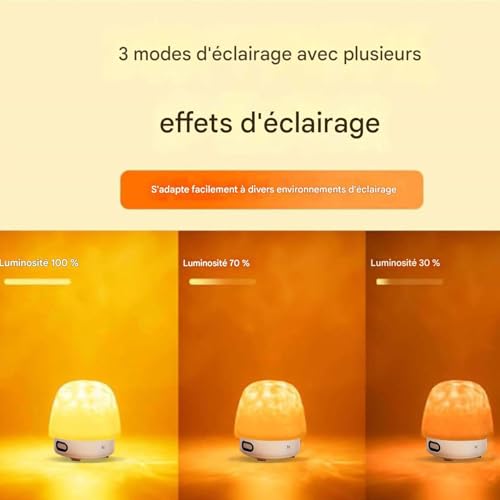Veilleuse LED avec télécommande pour lampe de chevet