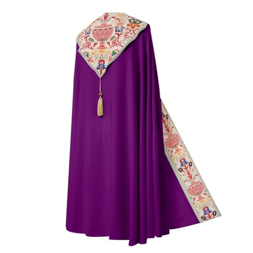 Chape prêtre clergé catholique avec cape de cour arabe médiévale - 4