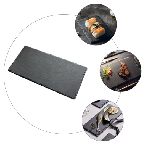 Platos para sushi aislados negros Alipis 2 piezas miniatura 7