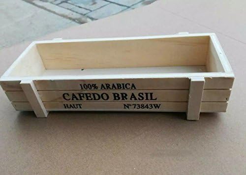 Anticorrosive Wood Succulent Pot Creative American Country Fleshy Plant Pots Rectangle Planters