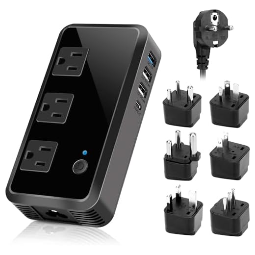 Universal Travel Adapter with Surge Protection