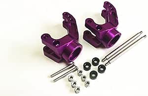 CrazyRacer Aluminium Servo Steering Link 30mm Violet - Pour RC HPII Savage Flux X XL 4.6 5.9