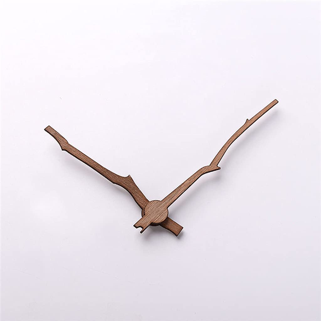 Mécanisme de horloge silencieux quartz et aiguille bois noyer de rechange 23.5mm