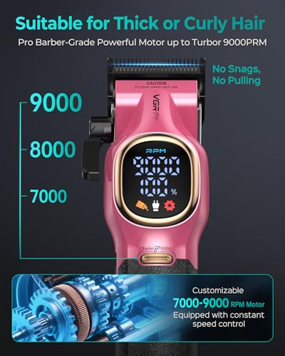 Image of VGRPRO Professional Hair Clippers for Men, Cordless Clipper and Trimmer Set