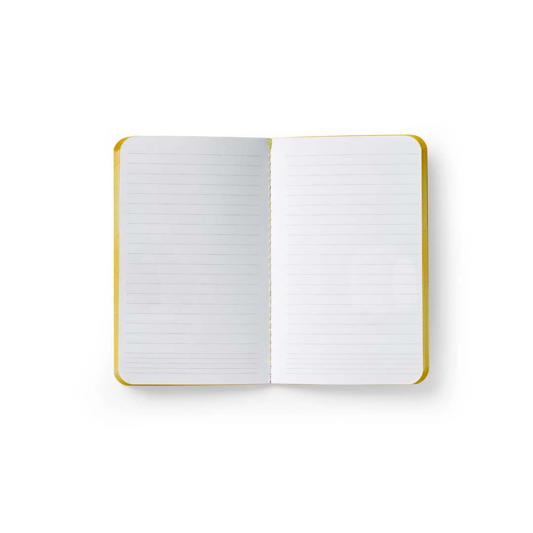 PdiPigna Olimpia Zagnoli Blue Small Sewn Lined Notebook, green, 9x14 cm | 80 Pagine - Image 4