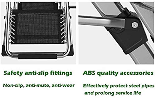 Chaises inclinables de patio pliantes avec structure basculante ergonomique - 6