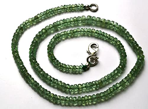 Kyanite verte perles de prestige pour création de collier haute joaillerie