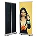 STAND-HOO Retractable Banner Stand STANDARD Roll Up Banner Stand 33.5'x 80' Advertising Display Stand Poster Board for Trade Shows Retail Display (Stand Only)