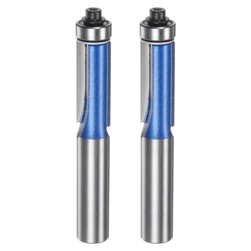 HARFINGTON 2pcs Flush Trim Router Bit 12mm Shank 1/2
