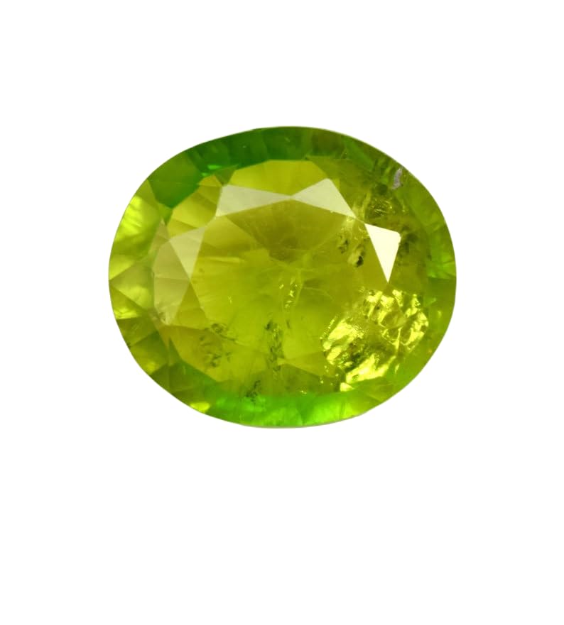 Péridot naturel de 16,62 mm, la pierre précieuse idéale à offrir pour un pendentif unique