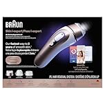 Braun Skin I-Expert Smart IPL PL7243 at Home Laser Hair Removal for Women and Men with App, Premium Pouch, 3 heads, Venus Razor