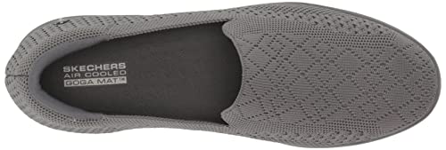 Skechers Skechers Women's On-The-Go Dreamy-Amie Loafer Flat, Charcoal, 5