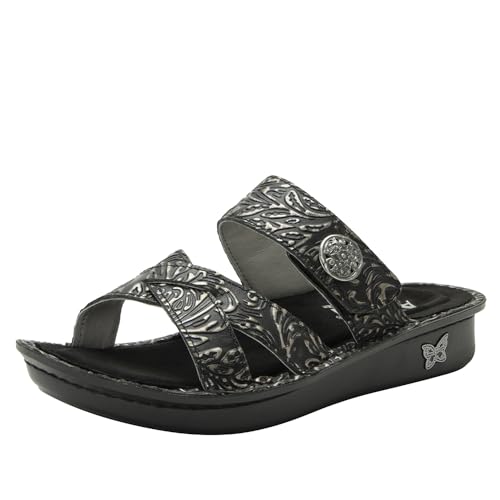 Alegria Womens Victoriah Show Boat Leather Slide Sandal 7-7.5 M US