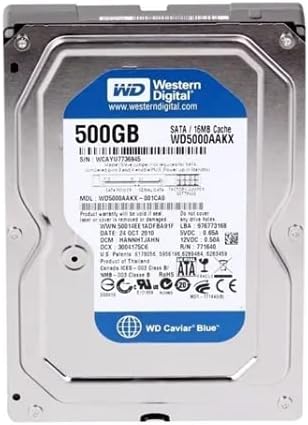 HD interno Wester Digital 500GB Sata 7200RPM Blue - WD5000AAKX