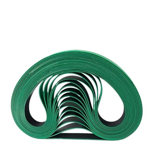 Courroie d'embrayage 1,5x15mm en caoutchouc vert pour tambour de ligne rotative