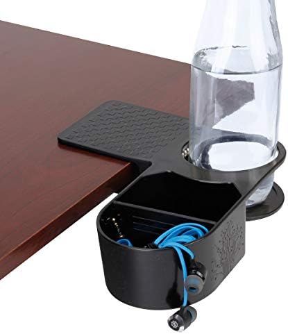 ENHANCE Clip On Desk Cup Holder – Desktop