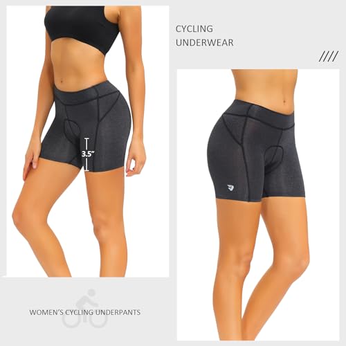 Ouokk Padded Bike Shorts Women Cycling Underwear Bicycle Biking Biker Short With 4D Padding Super Lightweight Breathable thumb #1