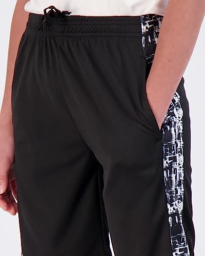 Real Essentials Meninos Treino Shorts de Secagem Rápida Roupas Da Juventude Malha Ativo Atlético Bas