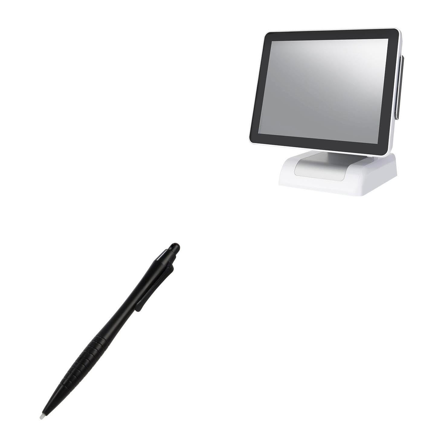 BoxWave Stylus Pen Compatible with Sam4s Titan 500 PCAP Touch (15 in) - DirectTip Resistive Stylus, DirectTip Resistive Stylus - Jet Black