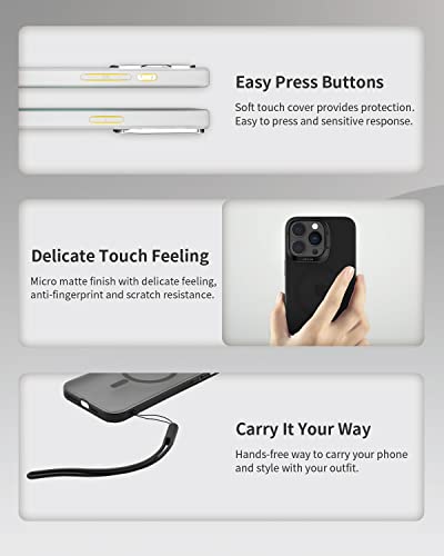Coque antichoc iPhone 14 Plus support intégré transparent compatible MagSafe - 4