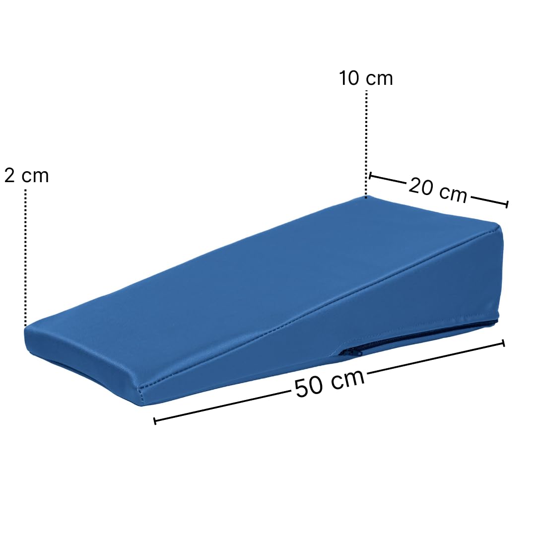 Cuña para brazo (50 x 20 x 10/2 cm), color azul