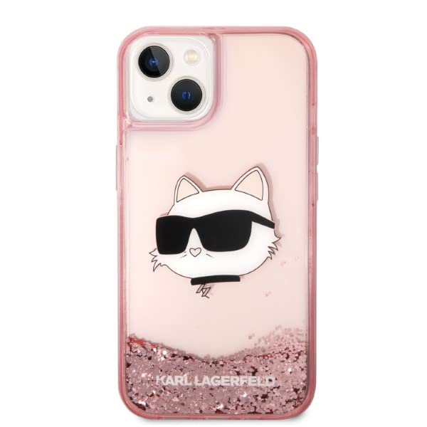 Custodia Rigida Karl Lagerfeld Per IPhone 14 Plus – Rosa Iconic Karl & Choupette, Ricarica Wireless, IMD - 3
