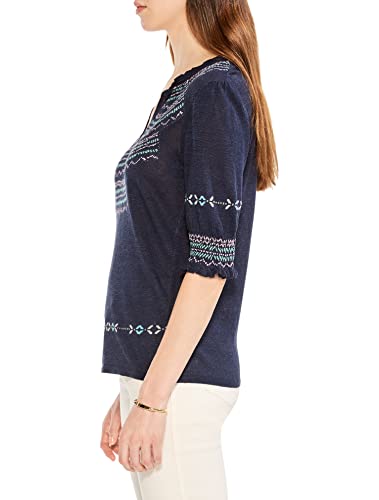 NIC+ZOE Women's Intarsia Stitches Sweater3
